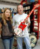 Justine Smith and Pink Floyd drummer Nick Mason